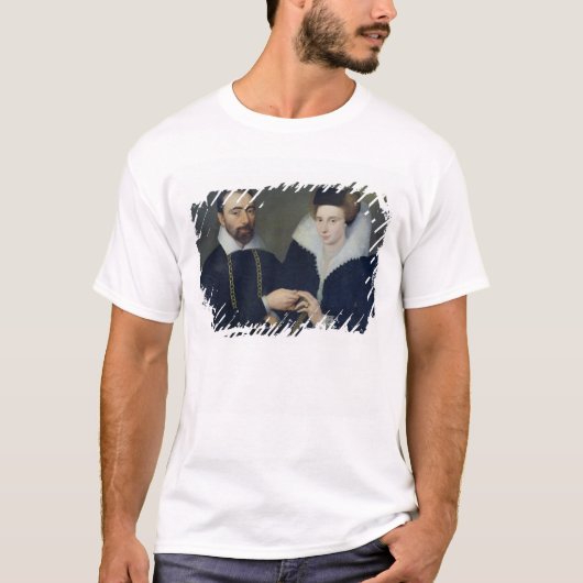 T-shirt Portrait d'un couple (Devant)
