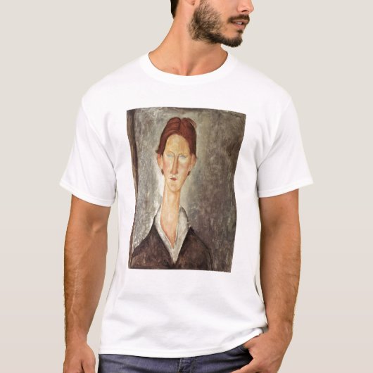 T-shirt Portrait d'un étudiant, c.1918-19 (Devant)