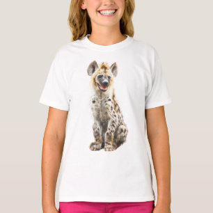 T-shirt Portrait d'un jeune hyène majestueux