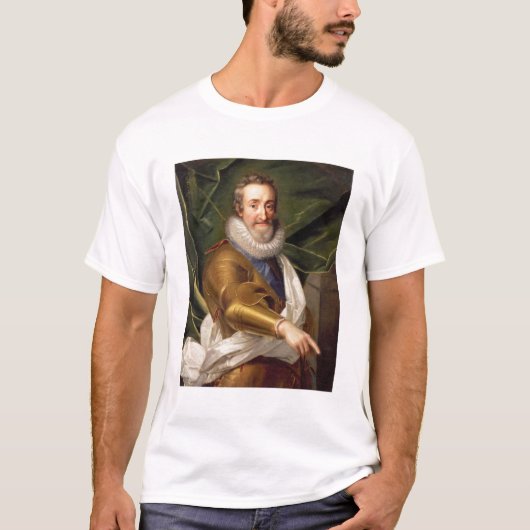 T-shirt Portrait d'un noble dans l'armure (Devant)