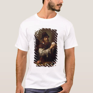 T-shirt Portrait d'un vieil homme à un oignon (huile sur