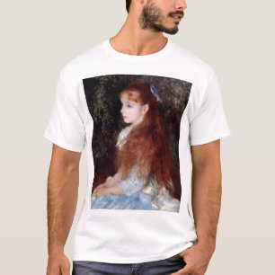 T-shirt Portrait d'une fille au ruban bleu, Renoir