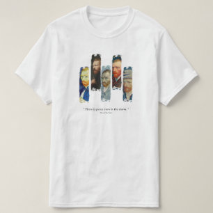 T-Shirt portrait et citation de Vincent Van Gogh