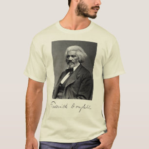 T-shirt Portrait et signature de Frederick Douglass