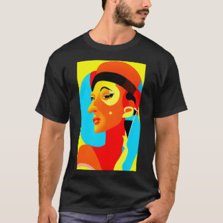 T-shirt Portrait expressionniste