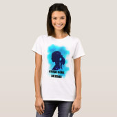T-shirt Portrait Femmes Star Galaxy Chase ton rêve (Devant entier)