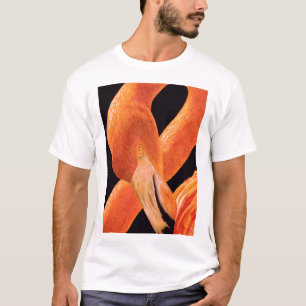 T-shirt Portrait Flamant rose