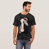 T-shirt Portrait Francine négatif de la Terre (Devant entier)