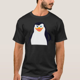 T-shirt Portrait grand visage de skipper Madagascar