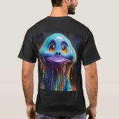 T-shirt Portrait Liquide Quirky Ghost (Dos)