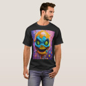 T-shirt Portrait Liquide Quirky Ghost (Devant entier)