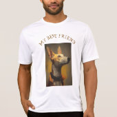 T-shirt Portrait of a Dapper Greyhound (Devant)