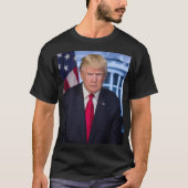 T-shirt Portrait officiel de Donald Trump (Devant)