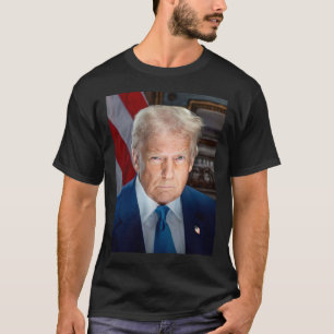 T-shirt Portrait officiel de la Maison Blanche Donald J Tr