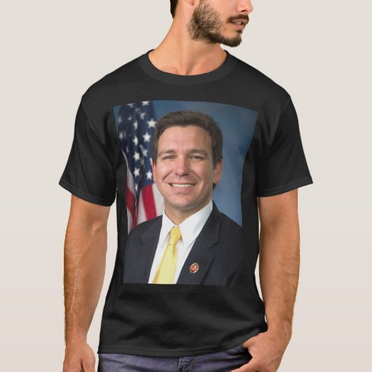T-shirt Portrait officiel de Ron Desantis (Devant)