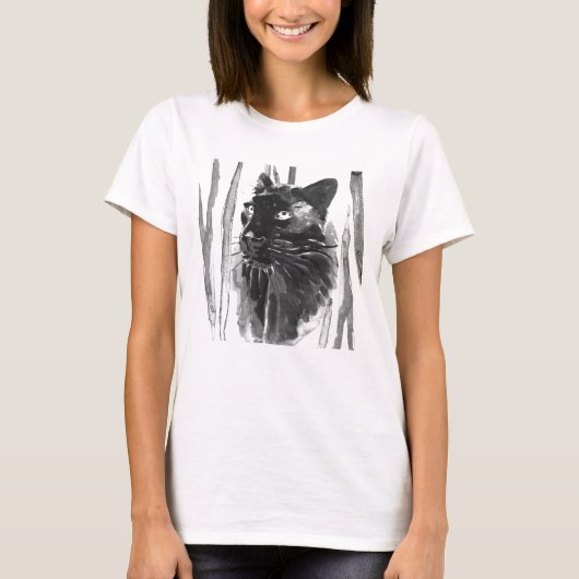 T-shirt Portrait Panther (Devant)