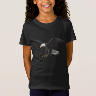 T-Shirt Portrait photo Majestic Flying American Bald Eagle