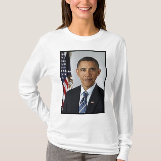 T-shirt Portrait présidentiel de Barack Obama (Devant)
