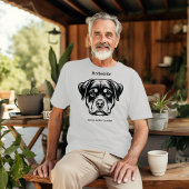 T-shirt Portrait Rottweiler