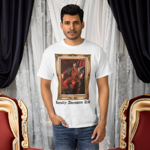 T-shirt Portrait Royal Personnalisé Photo Ornat
