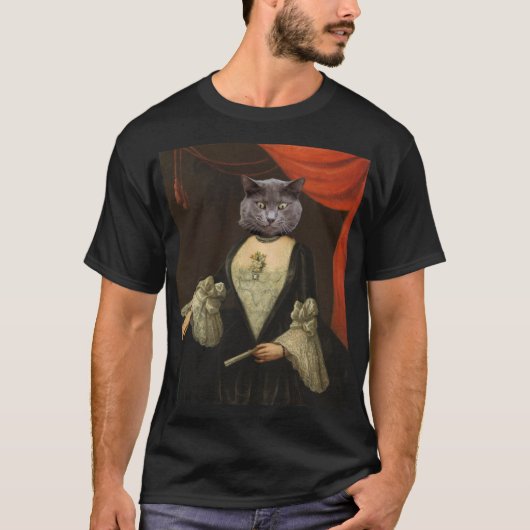 T-shirt Portrait Royal pour animaux de compagnie Funny Por (Devant)