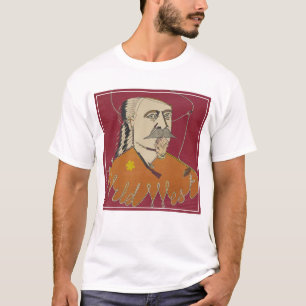 T-shirt Portrait Tête Et Épaules De Buffalo Bill