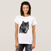 T-shirt Portrait Wolf (Devant entier)