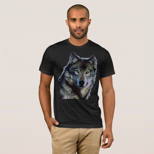 T-shirt Portrait Wolf (Devant entier)