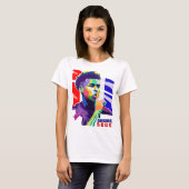 T-shirt Portrait WPAP de Désiré Doue (Devant entier)