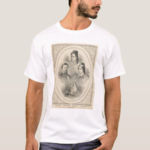 T-shirt Portraits de famille de Curtiss et de Todd