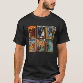 T-shirt Portraits de personnage Skandar fille rétro