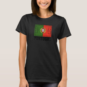 T-shirt Portugal Champ de football Pays Drapeau Portugal P