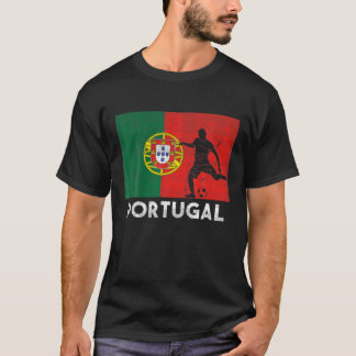 T-shirt Portugal Drapeau Football Jersey Portugal Fan