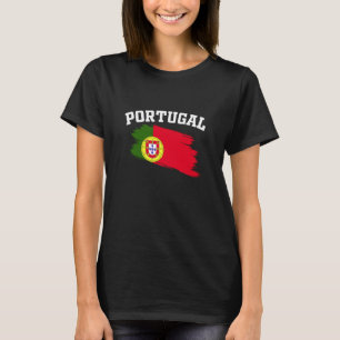 T-shirt Portugal Drapeau Lisbonne Vacances Portugal Souven