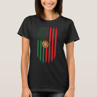 T-shirt Portugal Drapeau Portugais Papa Maman Patrimoine H