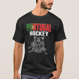 T-shirt Portugal Hockey sur glace Fans Portugais Hockey Te