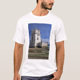T-shirt Portugal, Lisbonne. Tour de Belem, un site mondial