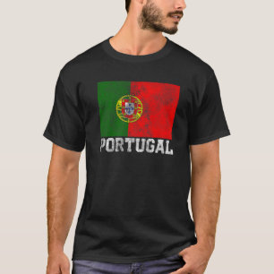 T-shirt Portugal Portugal Drapeau Fierté Racines Pays Fam