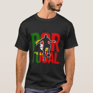 T-shirt Portugal Soccer Jersey Fans Cadeaux Pour Portugais
