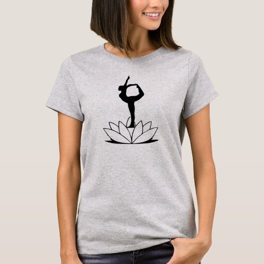 T-shirt Pose dansante - Yoga Top femmes (Devant)