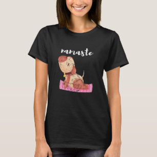 T-shirt Pose de chien de yoga Workout spirituel Namaste