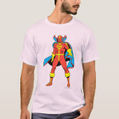 T-shirt Pose de tornade rouge (Devant)