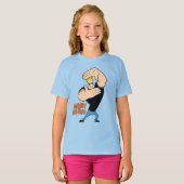 T-shirt Pose de trame photo Johnny Bravo (Devant entier)