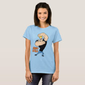 T-shirt Pose de trame photo Johnny Bravo (Devant entier)