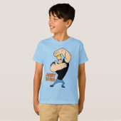 T-shirt Pose de trame photo Johnny Bravo (Devant entier)