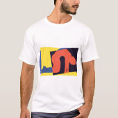 T-shirt Pose de vaches de chat Yoga (Devant)