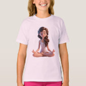 T-shirt Pose de yoga (Devant)