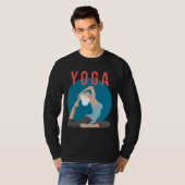 T-shirt Pose de yoga (Devant entier)