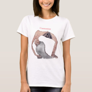 T-shirt Pose de yoga antique en arrière Thunder_Cove