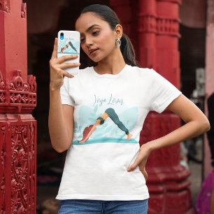 T-shirt Pose de Yoga de Chien - Conception personnalisée m